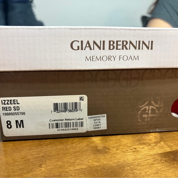 Giani Bernini Red Women's Heels - Picture 6 of 8